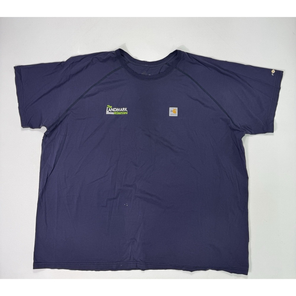 Carhartt FR Force Mens 4XL Blue Pyrosafe By Antex Shirt Fire Resistant Work